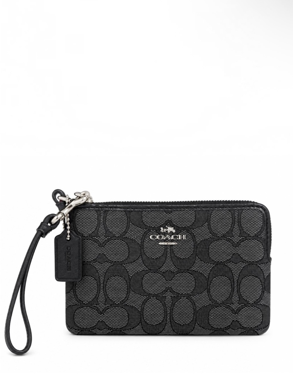 Coach Corner Zip Wristlet